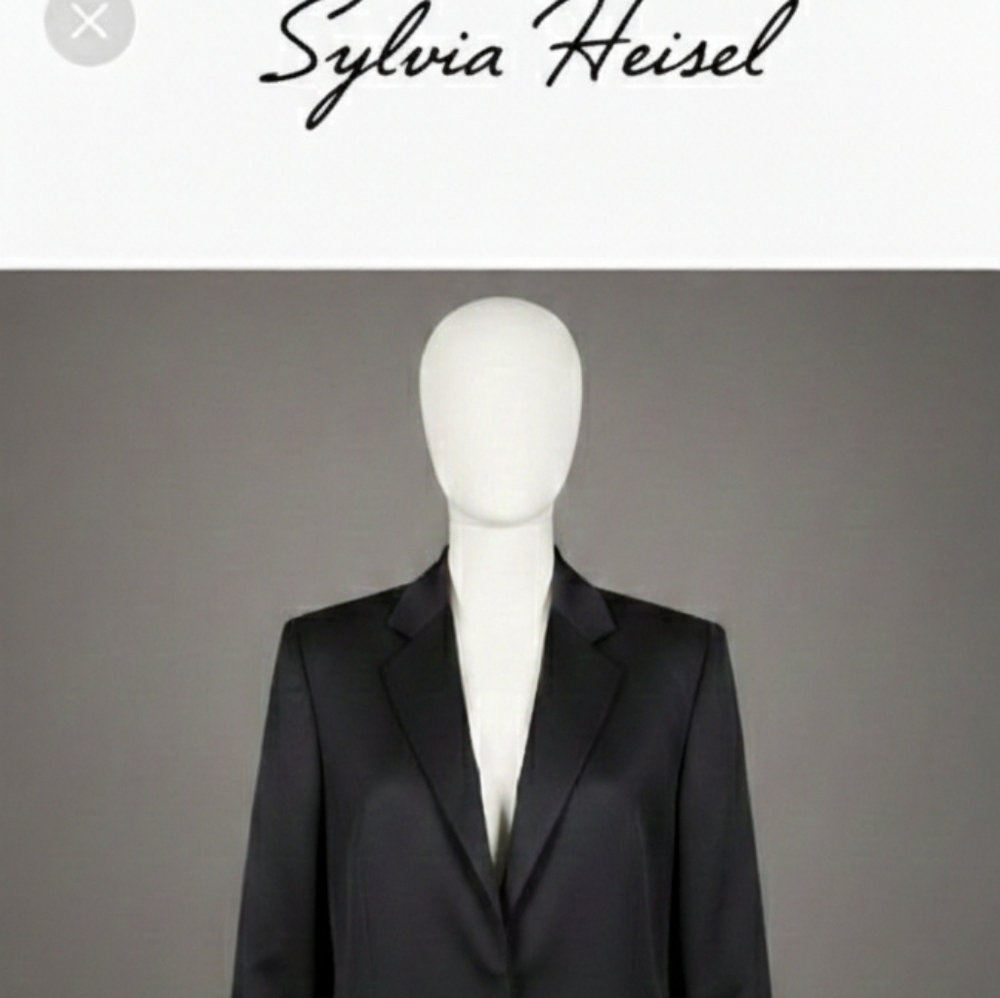 Sylvia Heisel Black Blazer